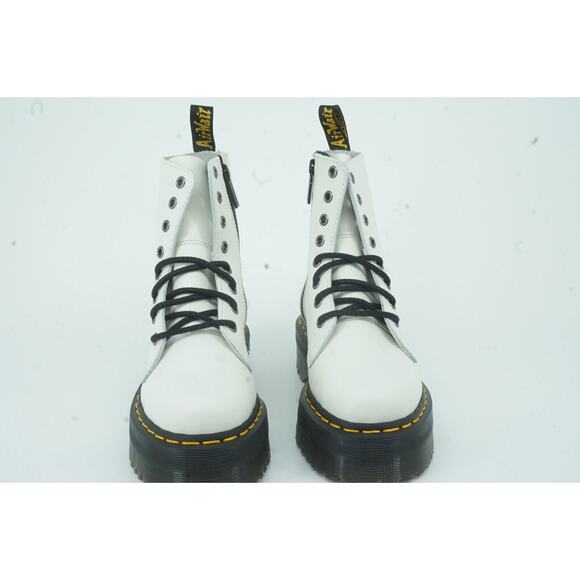 Doc Martens Jadon Platform White combat ankle boots size 5 M laces Dr. Womens - Picture 6 of 12